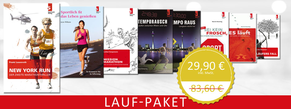 Laufbuch-Paket: Laufbücher zum Sonderpreis