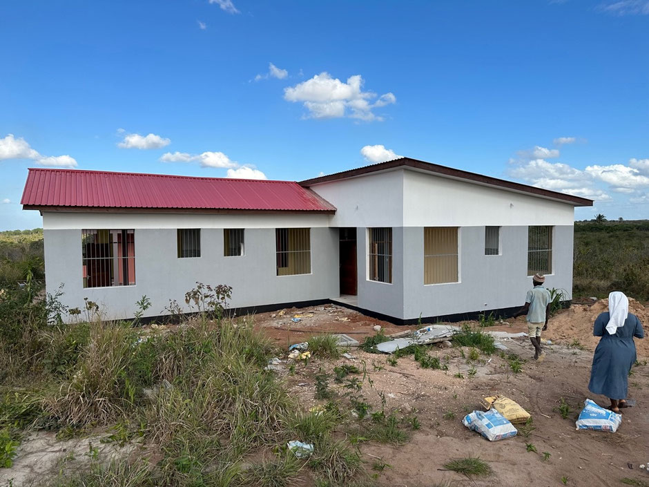 Das neue Staffhouse in der Bupu Dispensary. 