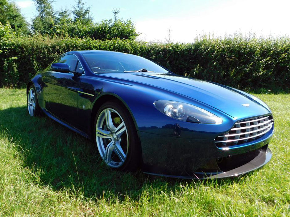 Aston Martin V8 Vantage After Full Body Paint Respray by Precision Paint, Wellington, Somerset