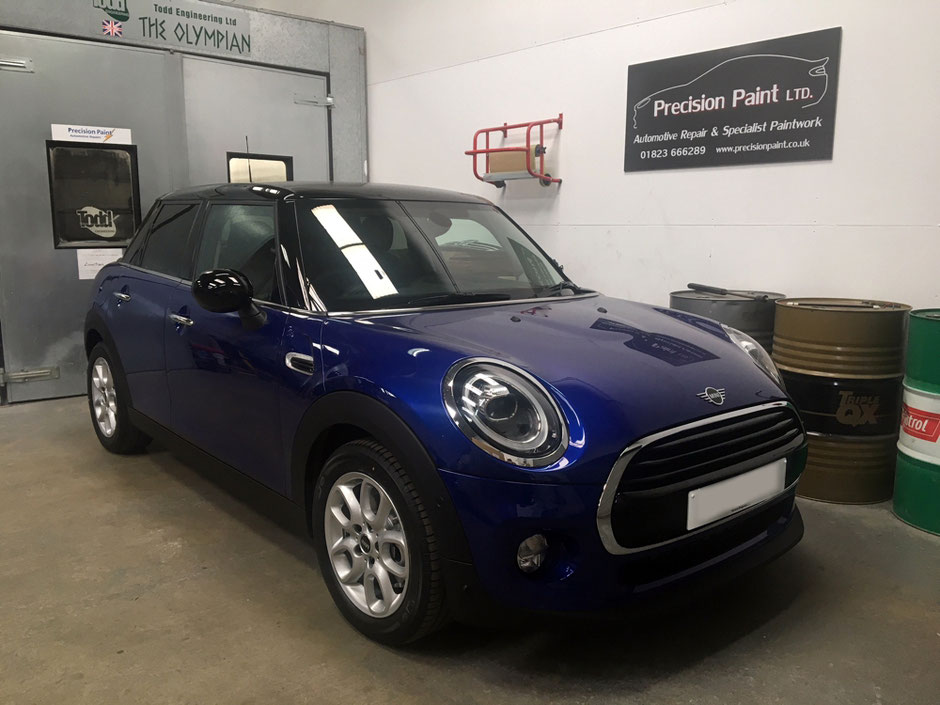 Mini After Customisation | Precision Paint | Wellington Somerset