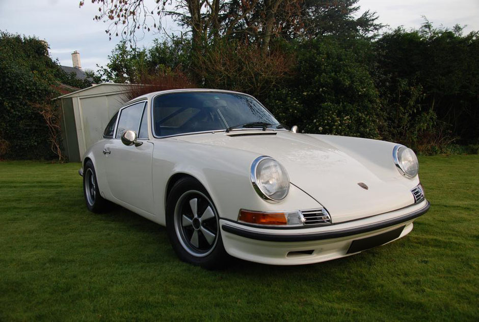 Posche 911 race car body work restored by Precision Paint, Wellington, Somerset