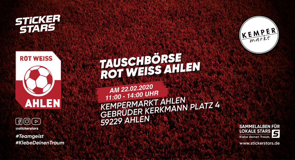 Tauschbörse Rot Weiss Ahlen Kempermarkt