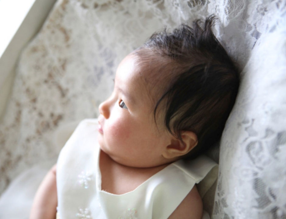 長岡の赤ちゃん百日記念写真ブログ写真　　長岡市の１００日写真館小林フォトスタジオ　今日の一枚１３１