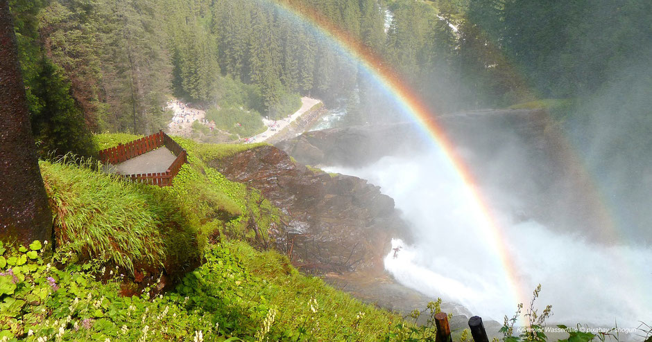 Größter Wasserfall Österreichs, Größte Wasserfälle Alpen, Krimmler Wasserfälle, Wasserwandern Westösterreich, Geheimtipp, Wandern und Einkehren, Aussichtspunkt Wasserfall