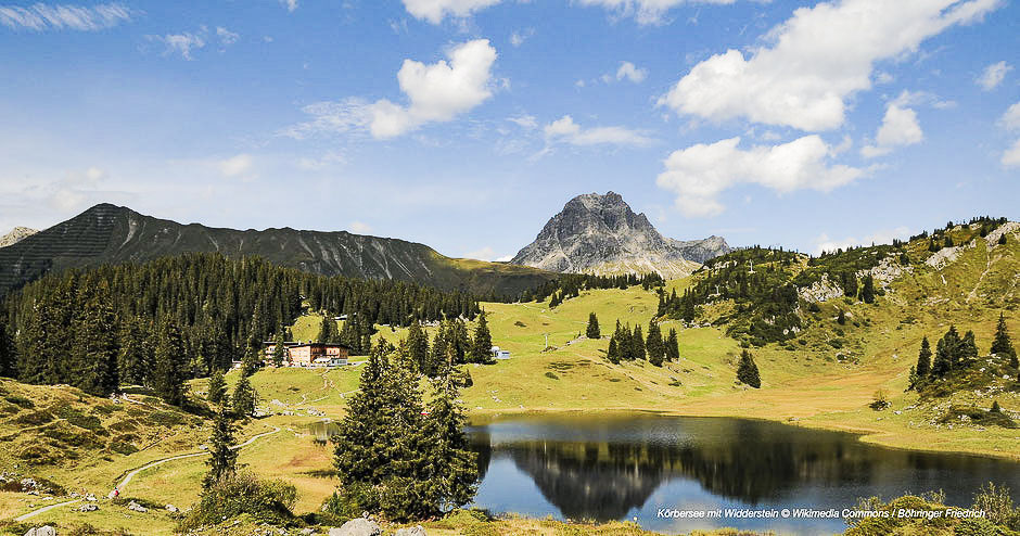 Körbersee, schönster See in Vorarlberg, schönster See, Arlberg, Hochtannberg, Formarinsee, Körbersee und Formarinsee, Kalbelesee, Alpenjuwele, Naturjuwel, schöner Fleck, Fotospots, Fotomotiv, Kalendermotiv, Widderstein, Karhorn, Zirben, Jugendgruppen