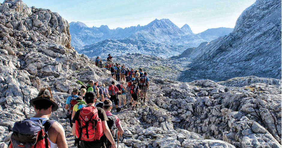 Almer Wallfahrt, Wallfahrt in Bayern, Wallfahrt im Salzburgerland, Alpenwallfahrt, Wanderwallfahrt, Bergwallfahrt, Alpenjuwele. Brauchtum, Tradition, Steinernes Meer, Schönau, Sankt Bartholomä, Oberbayern, Pinzgau, Österreich, Geschichte