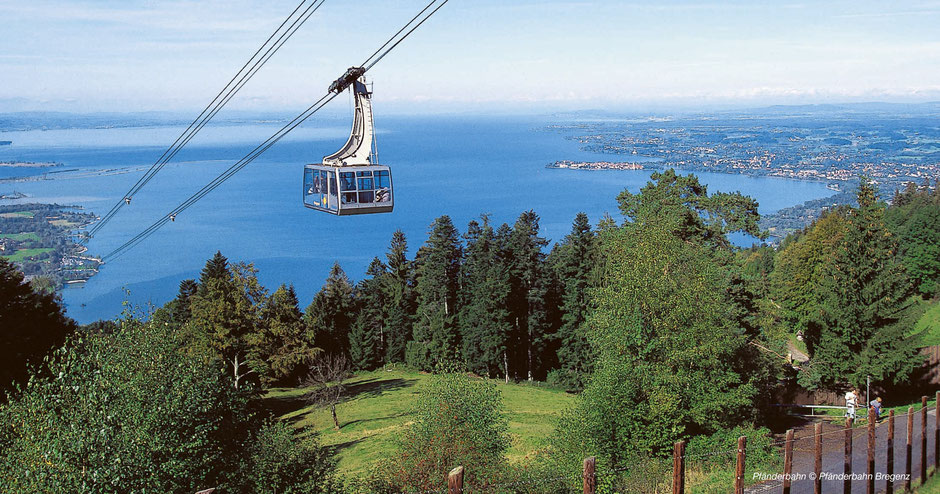 Pfänder, Bregenz, Wildpark Bregenz, Tierpark Pfänder, Aussichtspunkt Bregenz, Bergbahn Bregenz, Seilbahn Bregenz, schönstes Bodenseepanorama, Blick auf Lindau, Blick auf den Bodensee, Blick auf die Schweizer Berge, Wandern am Pfänder, Einkehren am Pfänder