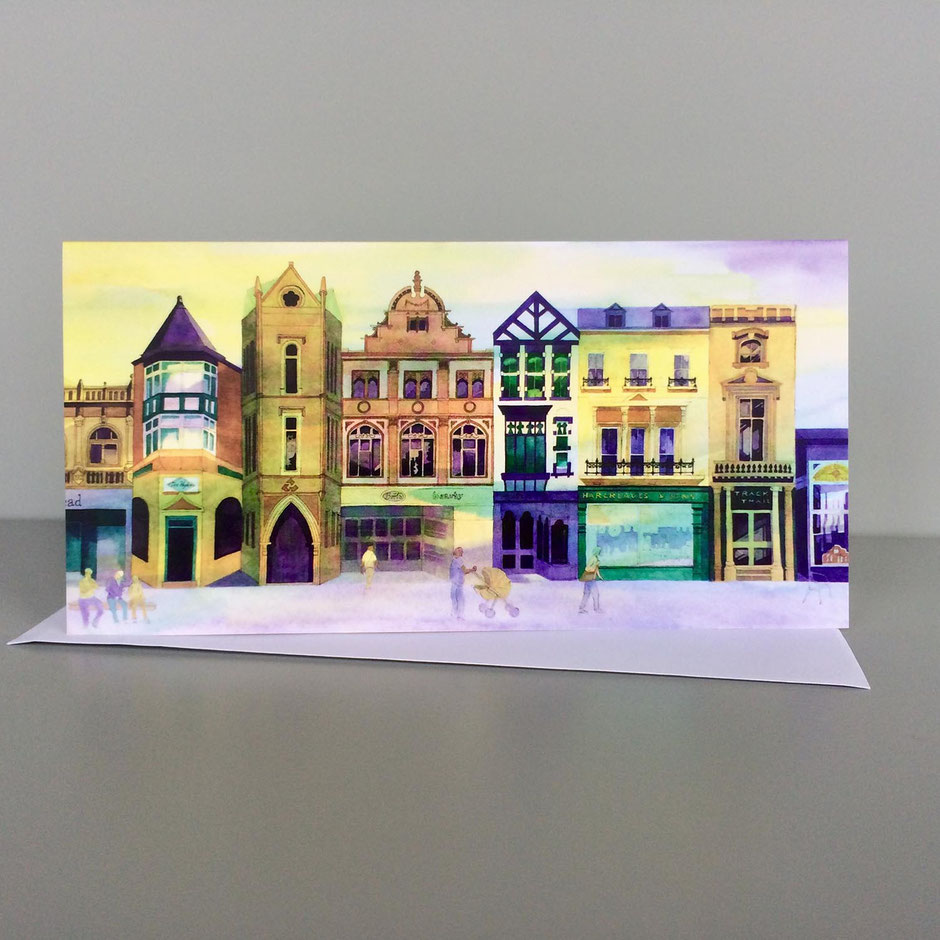 buxton shops art greeting card