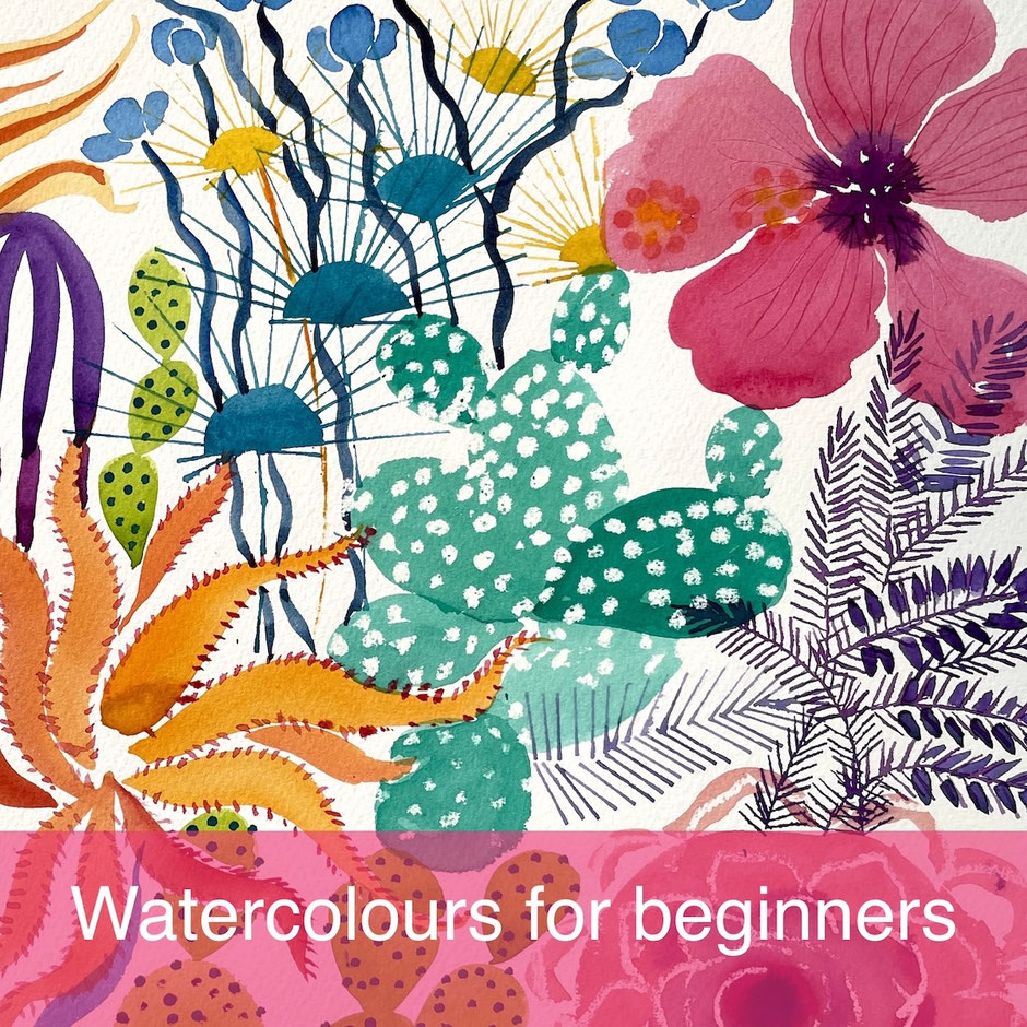 beginners acrylics painting workshop