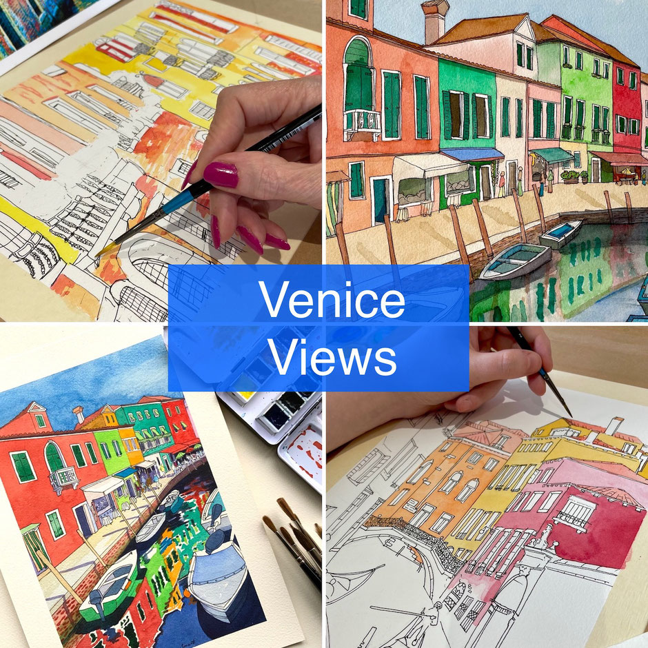 Venice Watercolour painting workshop