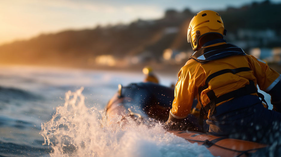 Seenotrettung bei einem Bade- und Wassersportunfall im Urlaub