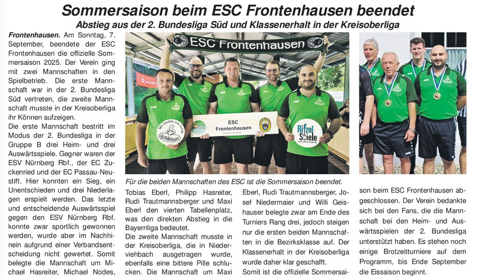 Bericht im Vilstalboten vom 18.09.2025