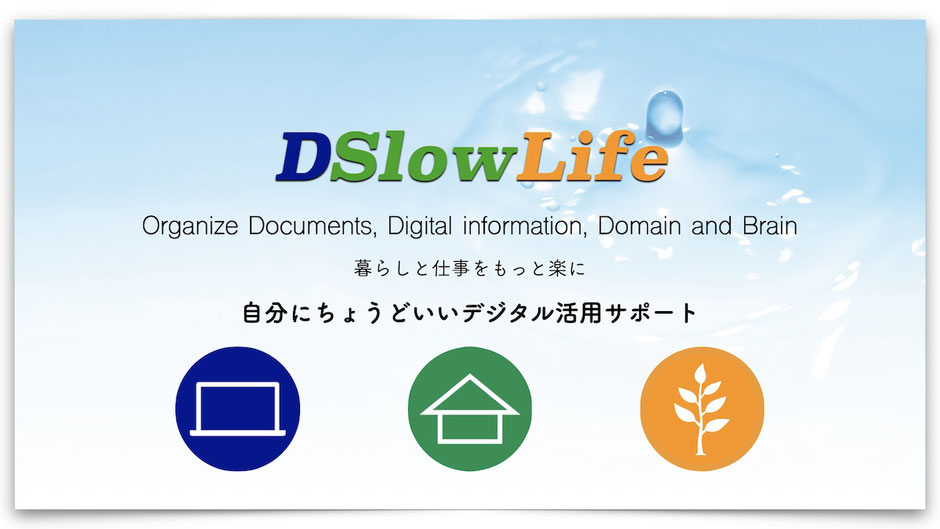 DSlowLife〜パソコンが苦手な事業主婦のための思考と情報の片づけサービス