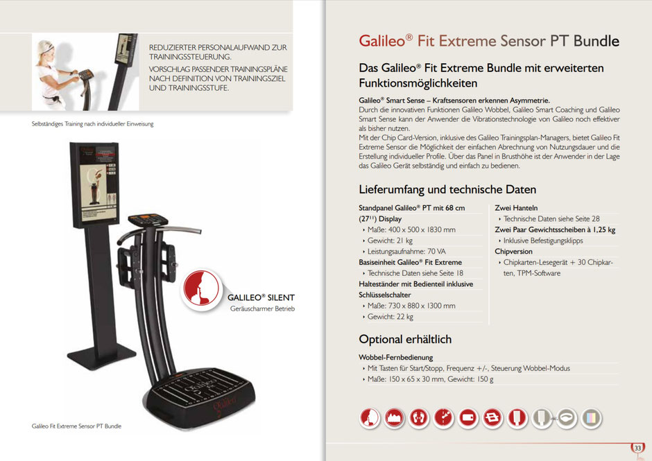 Galileo Fit Extreme Sensor PT Bundle. Vibrationsplatte. www.vplatte.de