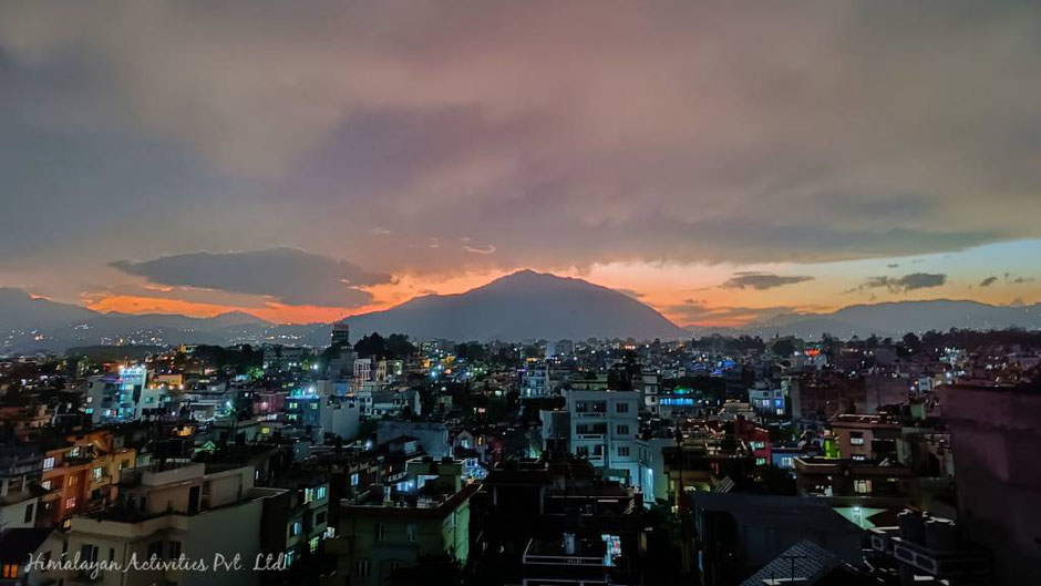 カトマンズ夕景