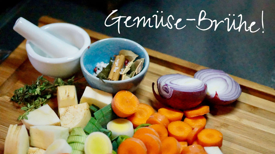 Gemüse-Brühe selbst gemacht!