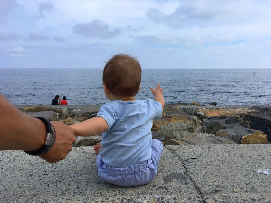 San Remo: Hipster-Mini auf der Promenade