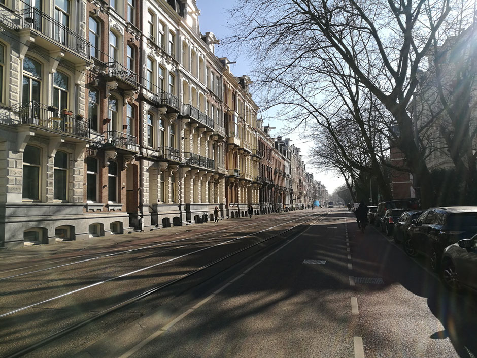 Amsterdam tijdens de lockdown. Foto: Peter Bijl