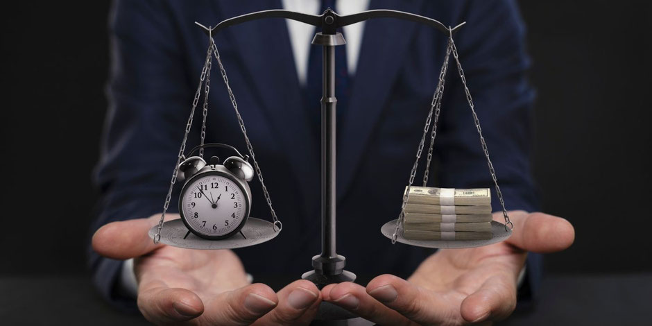 時間とお金の比較