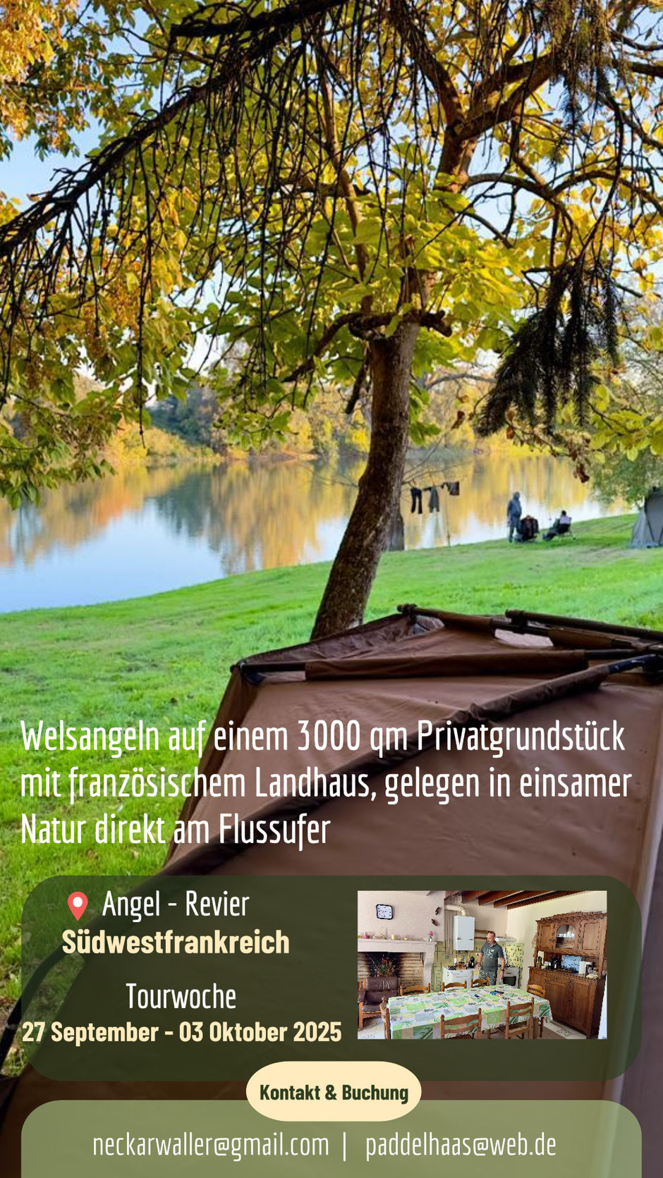 Wels- und Angelurlaub in Südwestfrankreich mit Peter Merkel