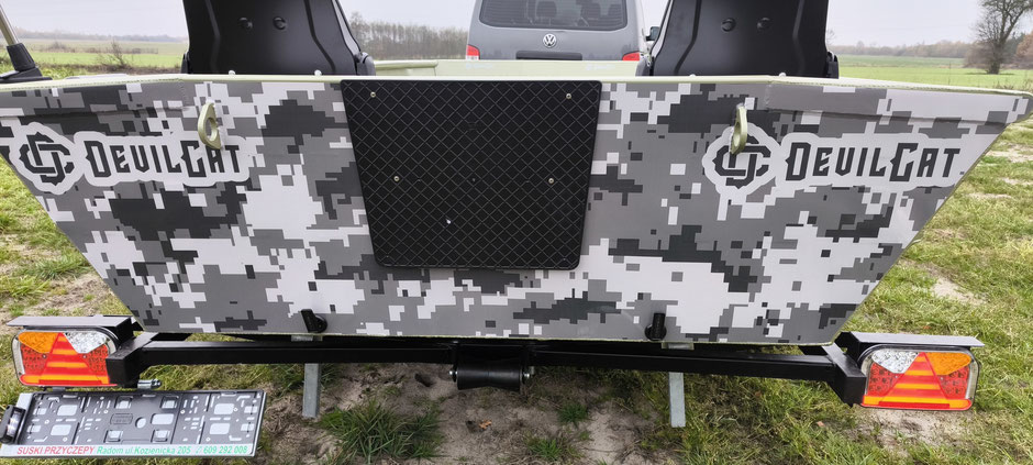 Aluminiumboote Devilcraft 470 - Leichte, bezahlbare und zudem sichere Angelboote aus Polen.