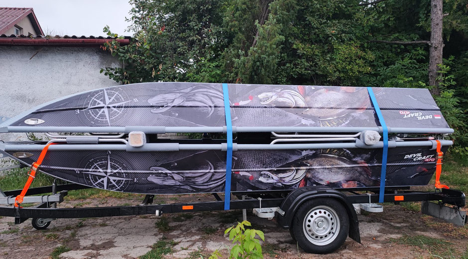 Aluminiumboote Devilcraft 470 - Leichte, bezahlbare und zudem sichere Angelboote aus Polen.