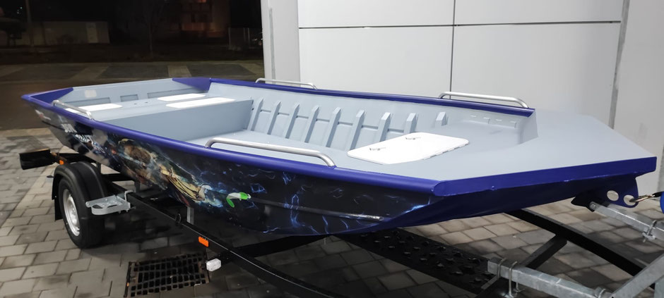Aluminiumboote Devilcraft 470 - Leichte, bezahlbare und zudem sichere Angelboote aus Polen.