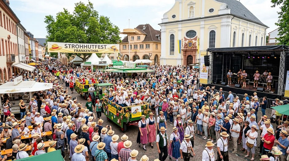 Strohhutfest in Frankenthal