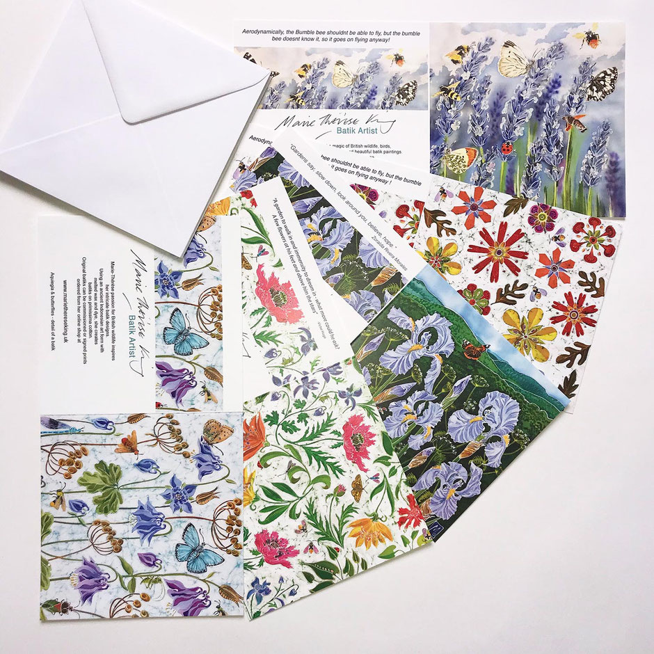 Flower designs art card greeting multipack