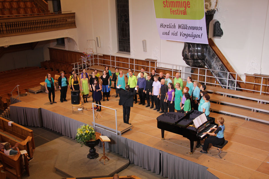 Der chor zug am Gang ’15 in Wädenswil