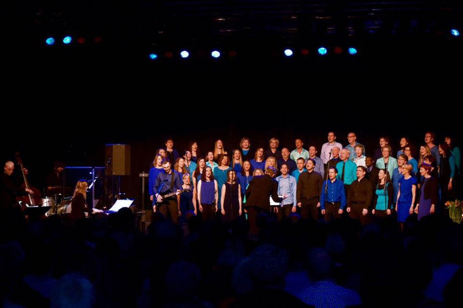 Der Chor Zug am 28.01.17 in der Chollerhalle Zug.