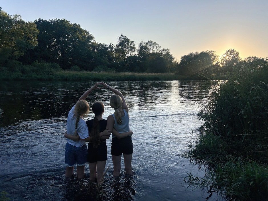 Abkühlung in der Eder