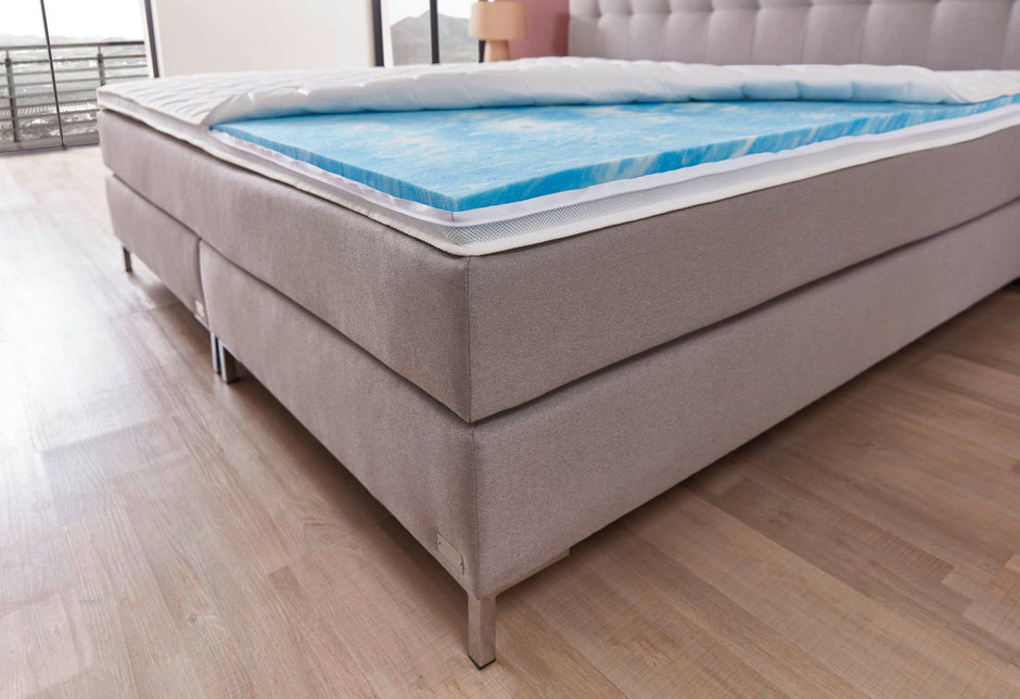 Boxspring bed 180 x 200 cm met gel topper