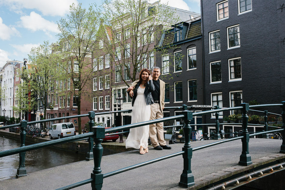 Amsterdam small bridge in the jordaan