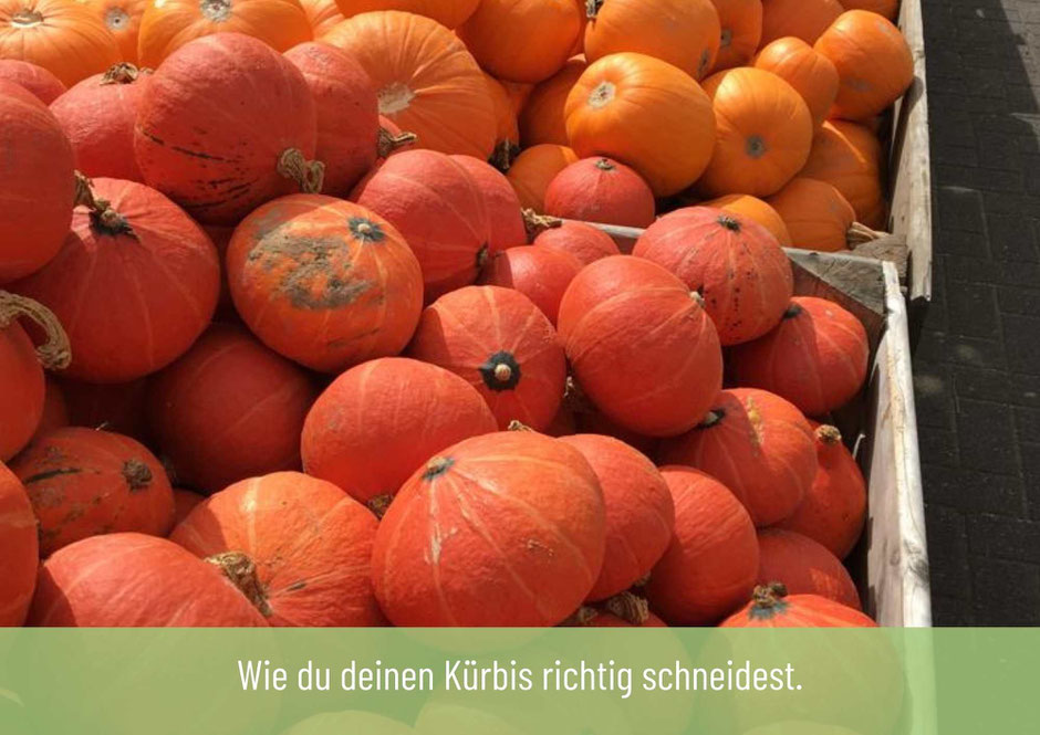 5-Elemente-Küchen-Tipp: Wie du deinen Kürbis richtig schneidest.