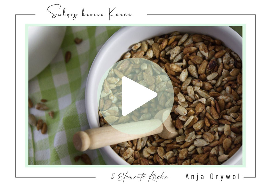 Meine Alternative für Backerbsen, Croutons oder Salzstangen - salzige Shoyu Kerne