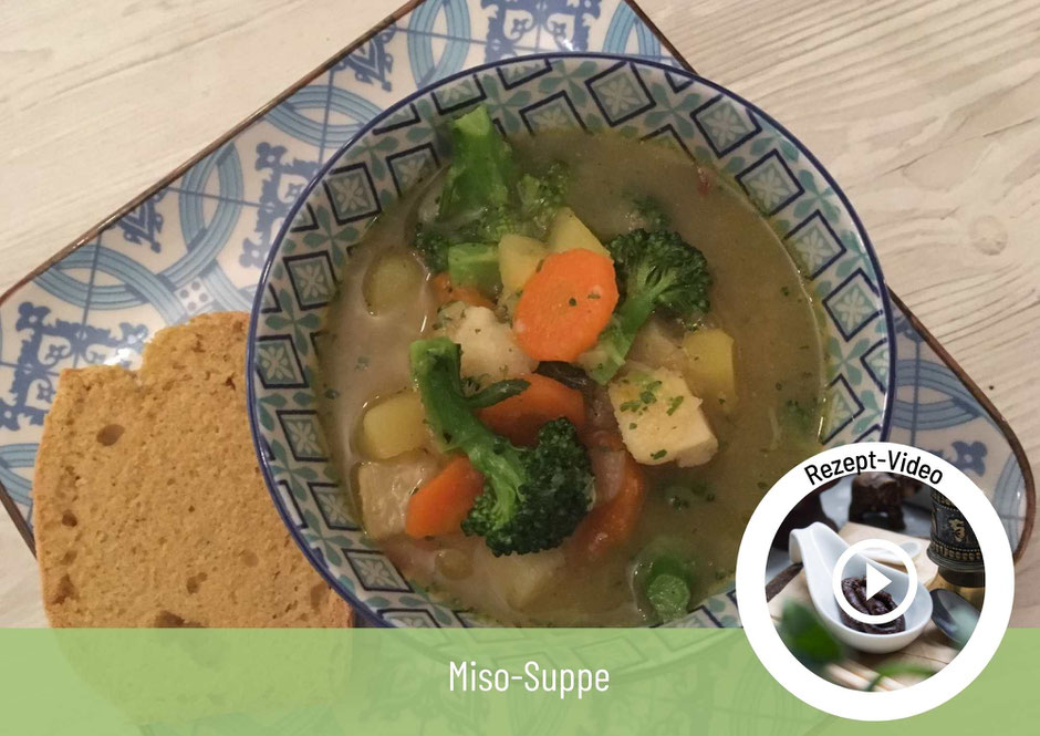 Miso Suppe mit westlichem Touch.