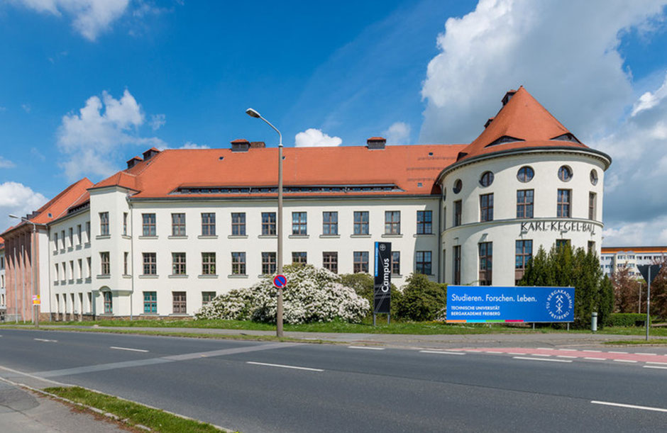 Die technische Universität Bergakademie Freiberg von außen