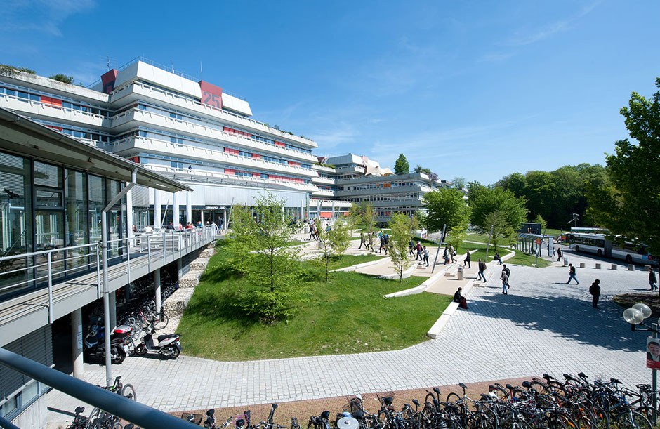 Die Universität Ulm von außen