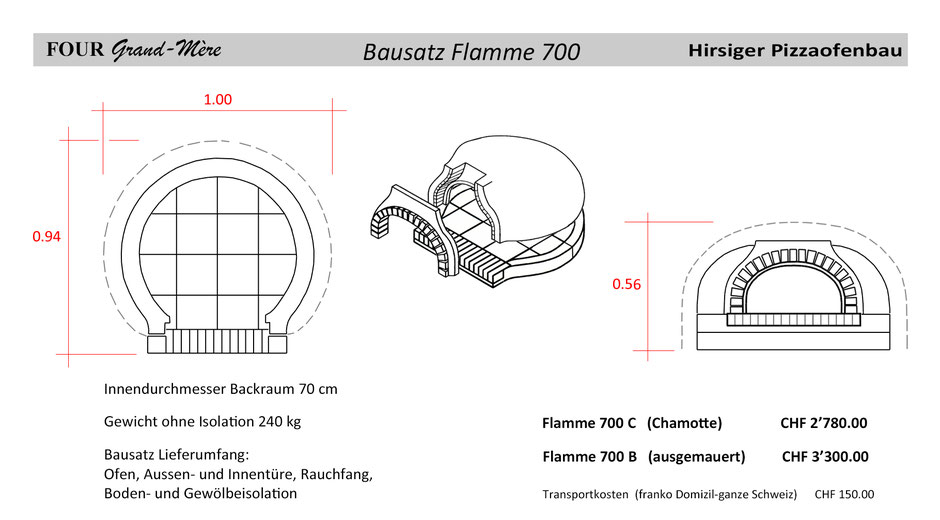 Bausatze Pizzaofenbau Und Bausatze Hirsiger Bern