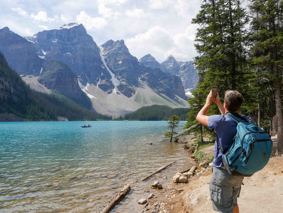 Lake Moraine, Rocky Mountains, Fotografie