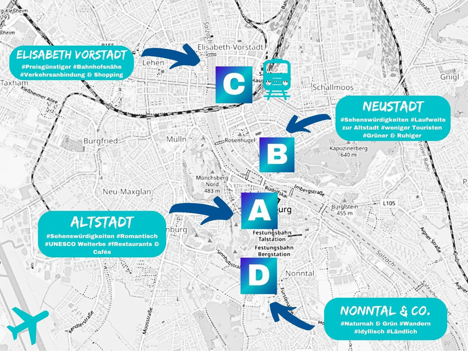 Wo übernachten in Salzburg? Hotel Empfehlung & Unterkunft Tipps