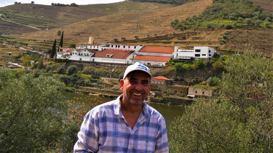Portugal Douro Tal Weingut übernachten: Quinta de la Rosa, direkt am Douro