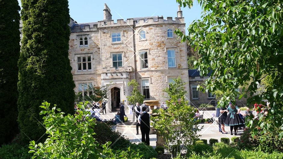 Schottland Schloss Hotel übernachten: Crossbasket Castle in High Blantyre
