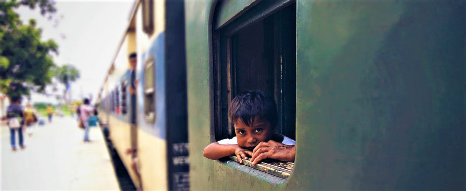 Zugfahrt Indien