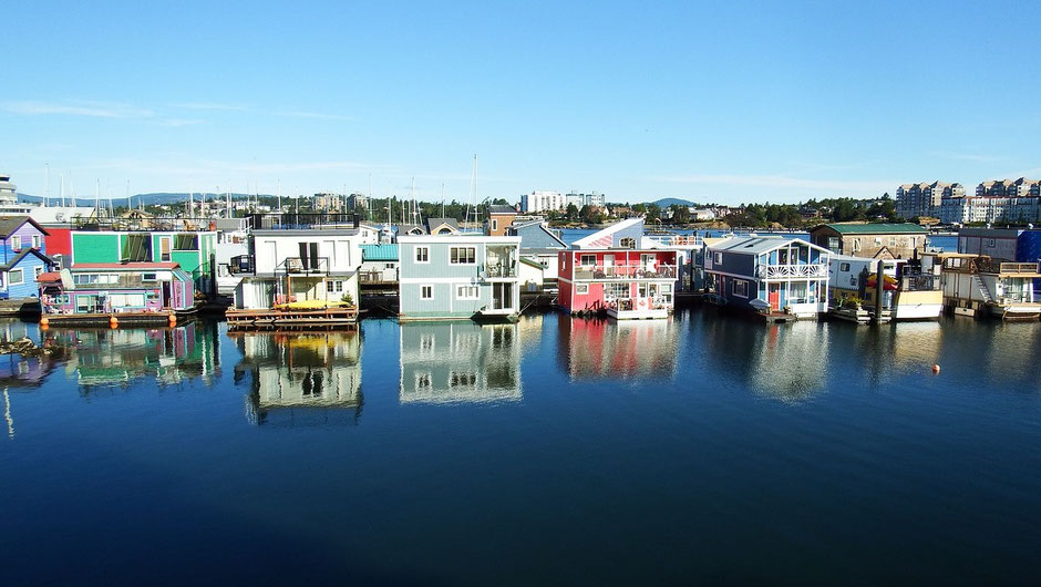 Victoria Vancouver Island Sehenswürdigkeiten Fisherman's Wharf