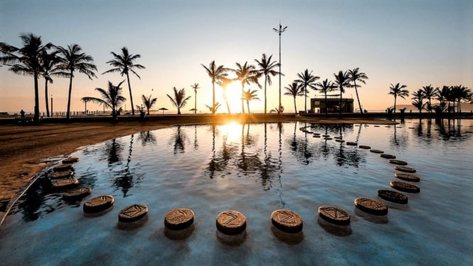 Durban Reisen und Sehenswürdigkeiten: Paradise Pools am Durban Beach