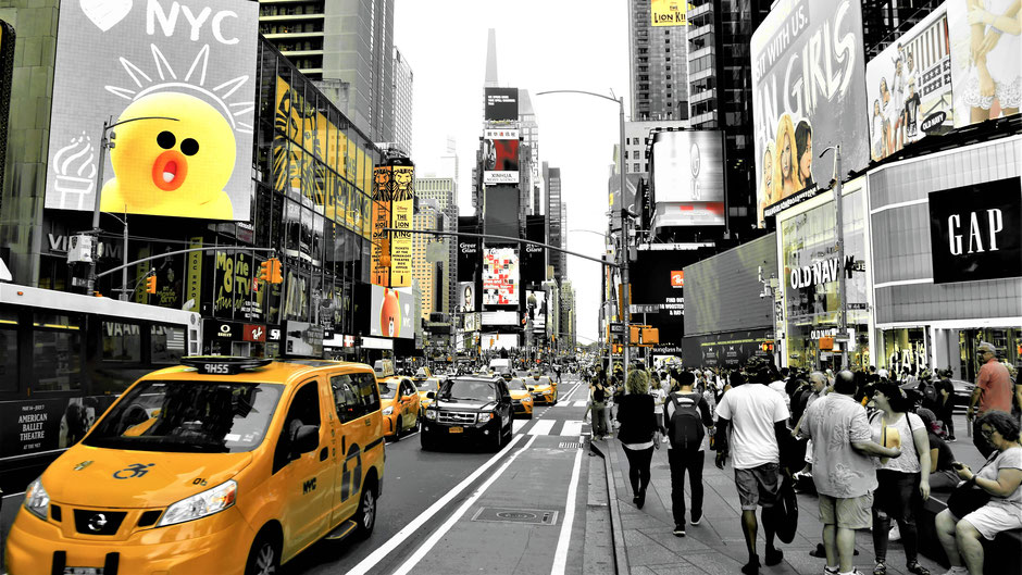 Roadtrip USA Kanada Ostküste: Viel los am Times Square in New York