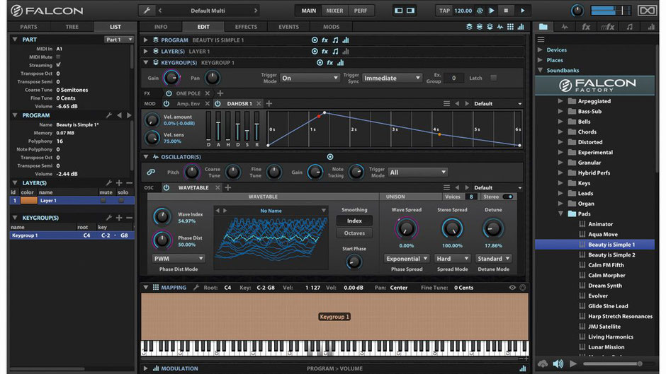uvi falcon synth plugin
