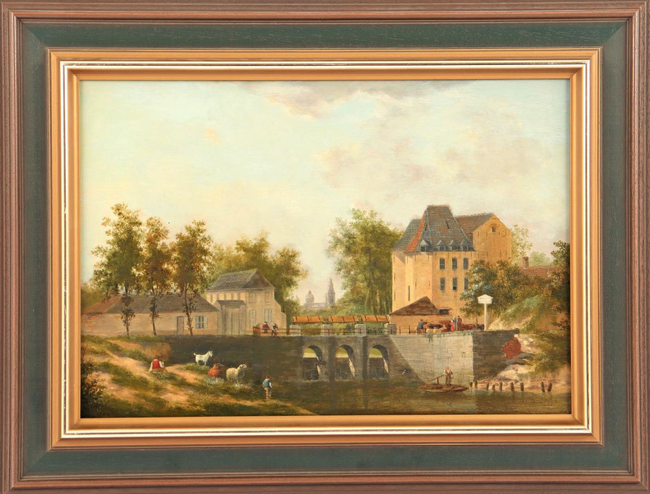 te_koop_aangeboden_een_stadsgezicht_van_de_belgische_kunstschilder_dominique_de_bast_1781-1842